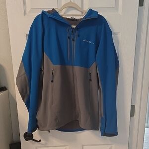Eddie Bauer Blue and Gray Outdoor Jacket